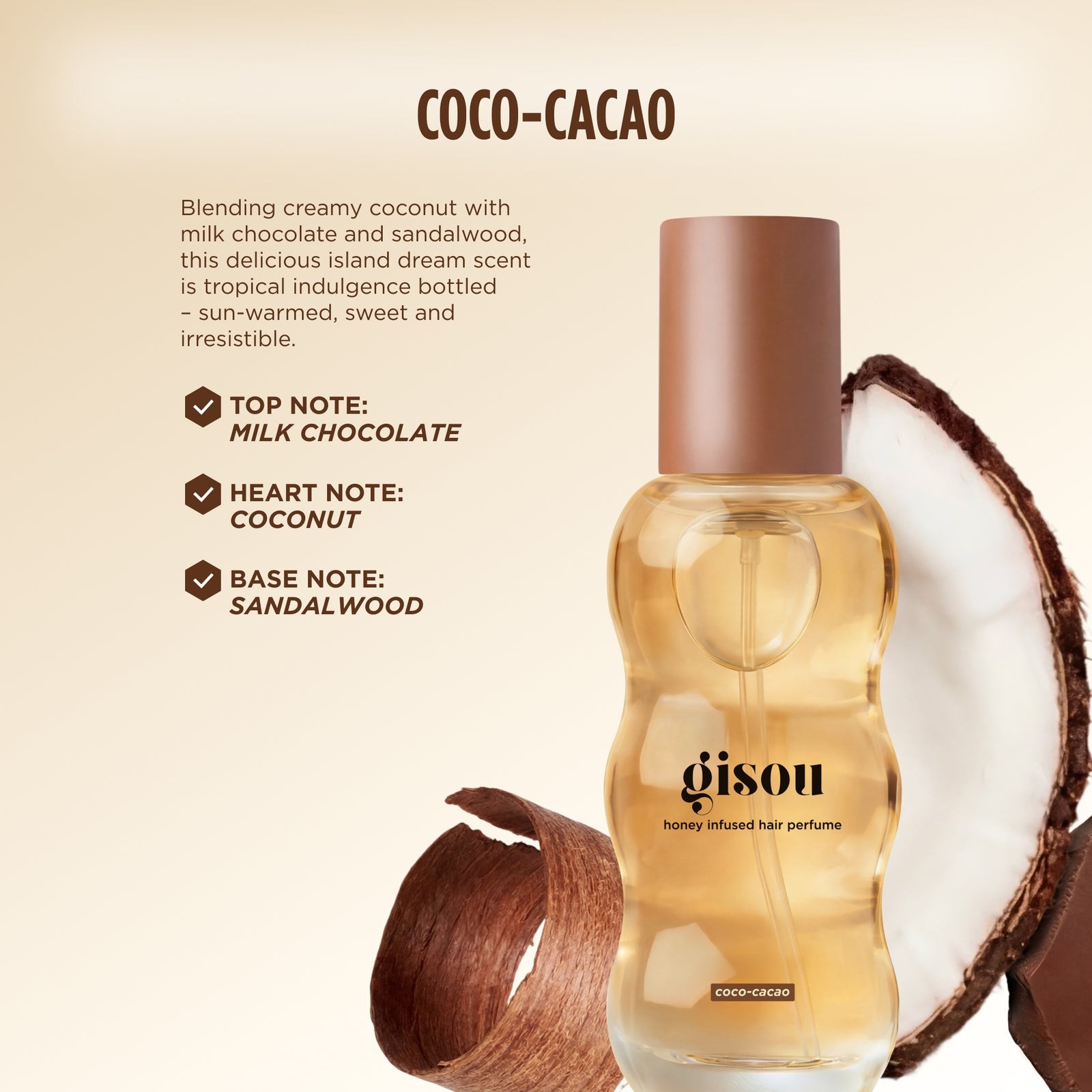 Парфюм GISOU Honey Infused Hair Coco-Cacao