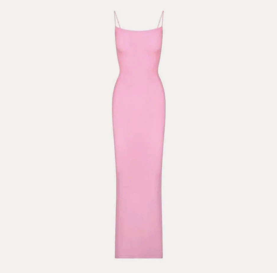 Платье SKIMS Soft Lounge Long Slip Cotton Candy