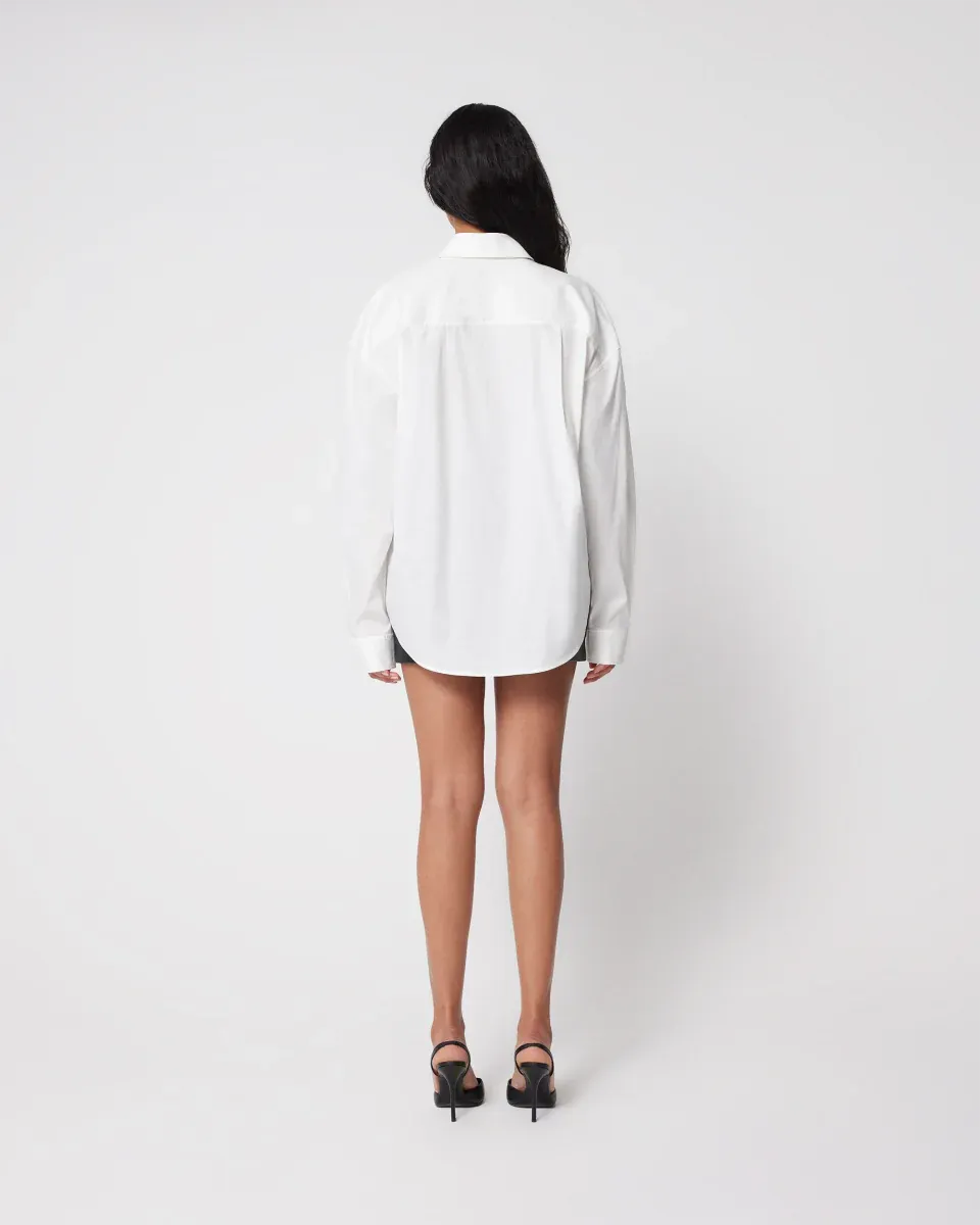 Oversized Button Down White