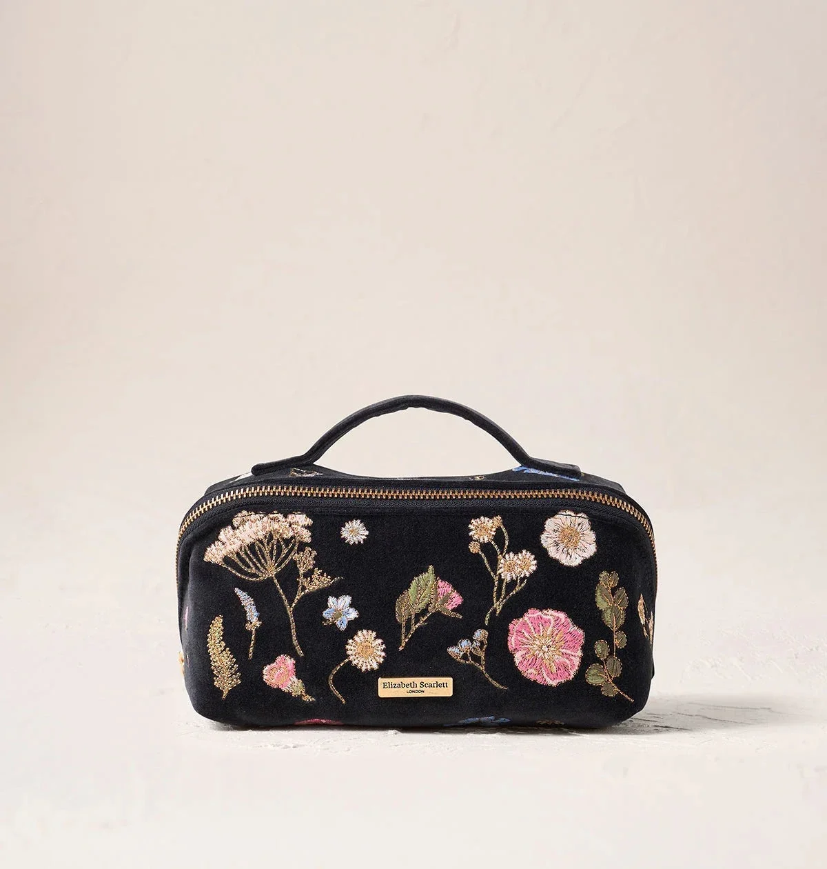 Косметичка Elizabeth Scarlett Pressed Flowers Open Flat