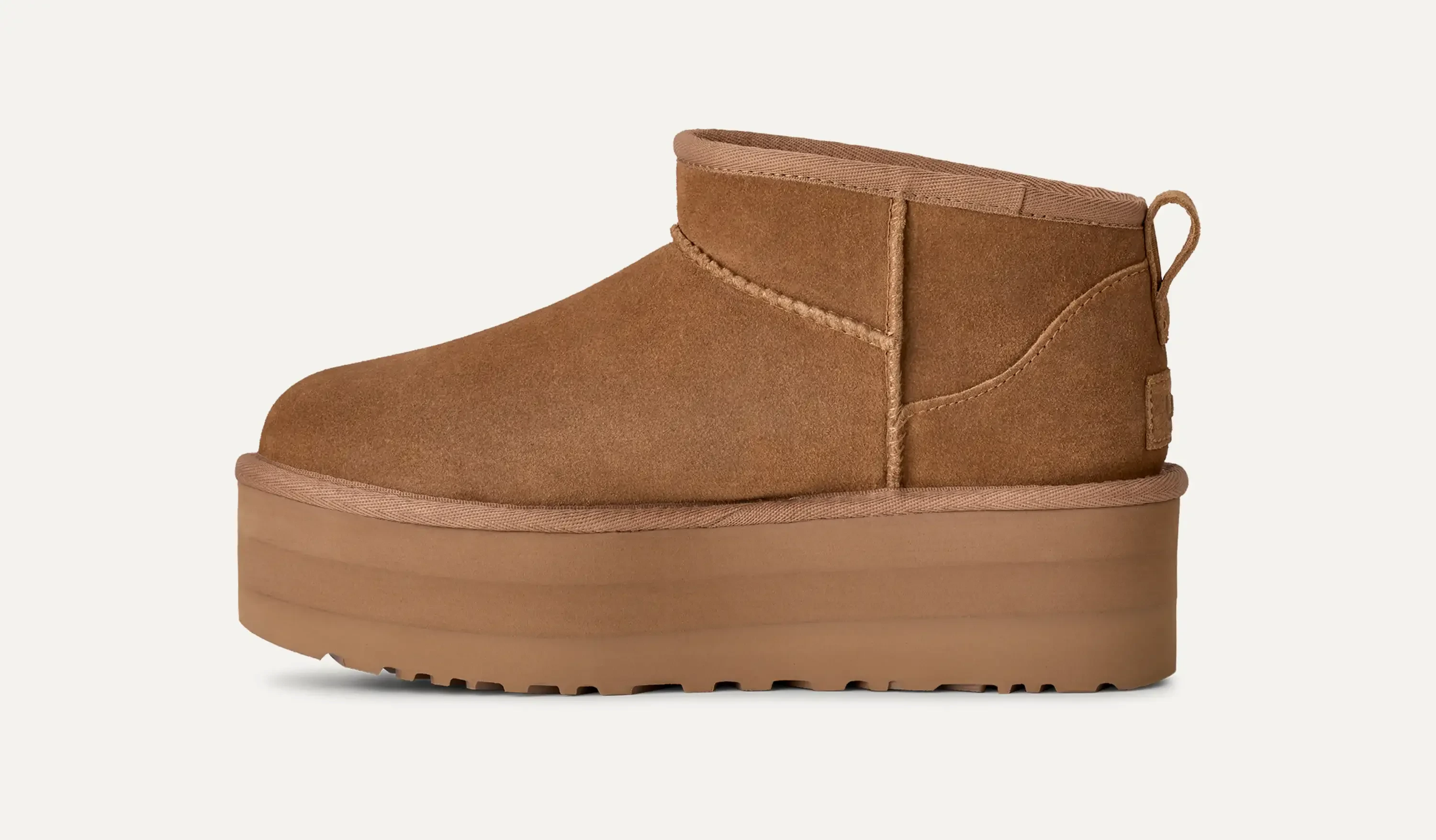 Угги UGG Classic Ultra Mini Platform Chestnut