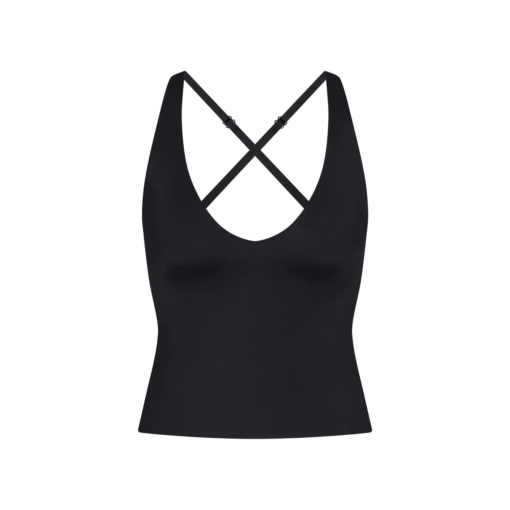 NikeSKIMS SHINE WOMEN V-NECK TANK TOP OBSIDIAN