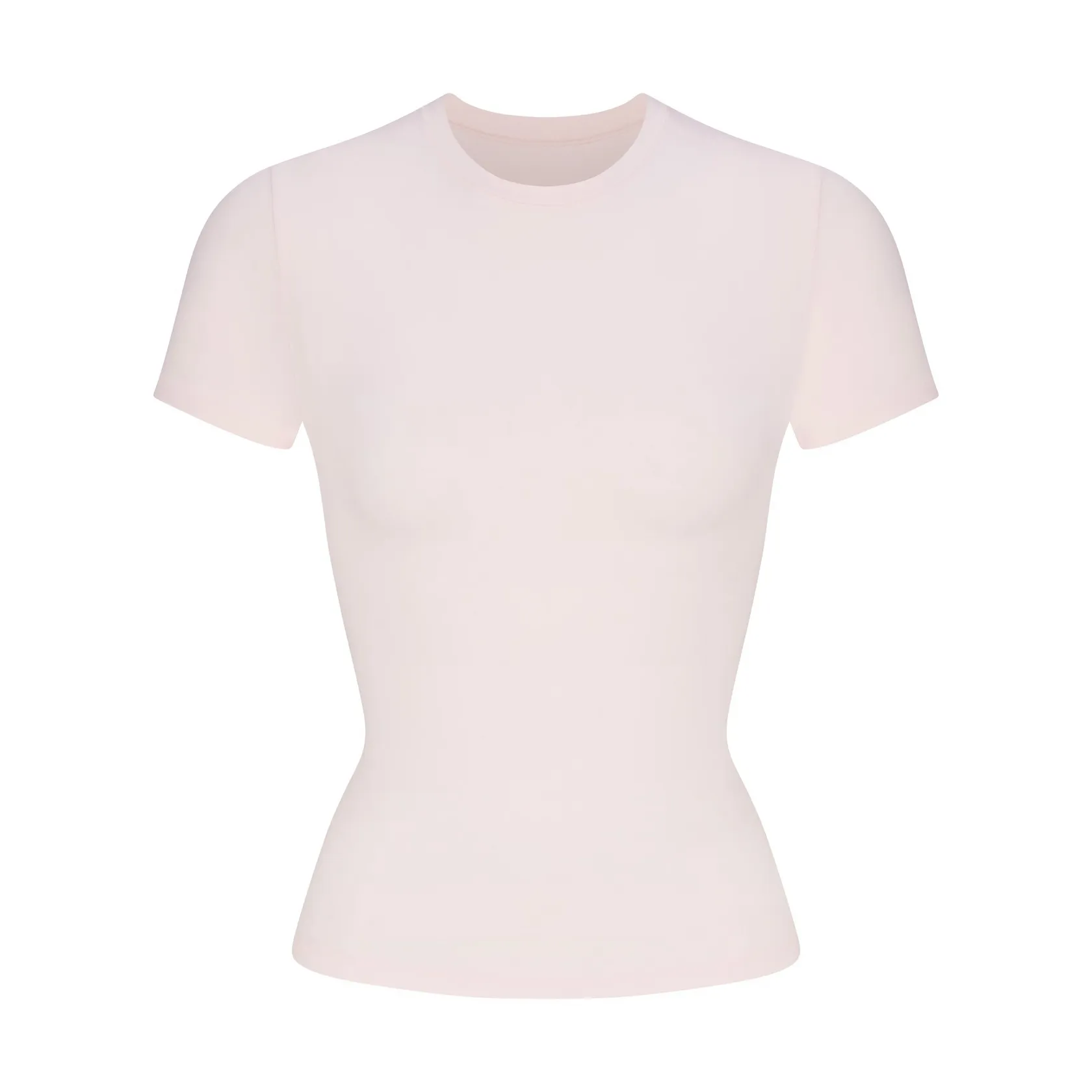 COTTON JERSEY T-SHIRT BARELY PINK