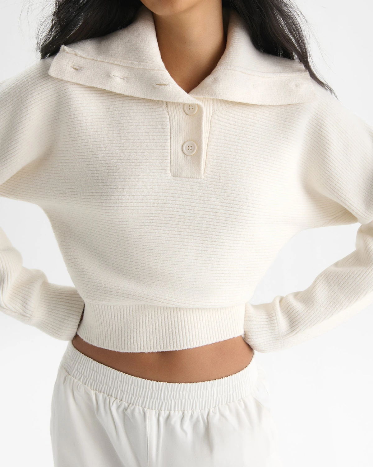 Свитшот Adanola Rib Knit Funnel