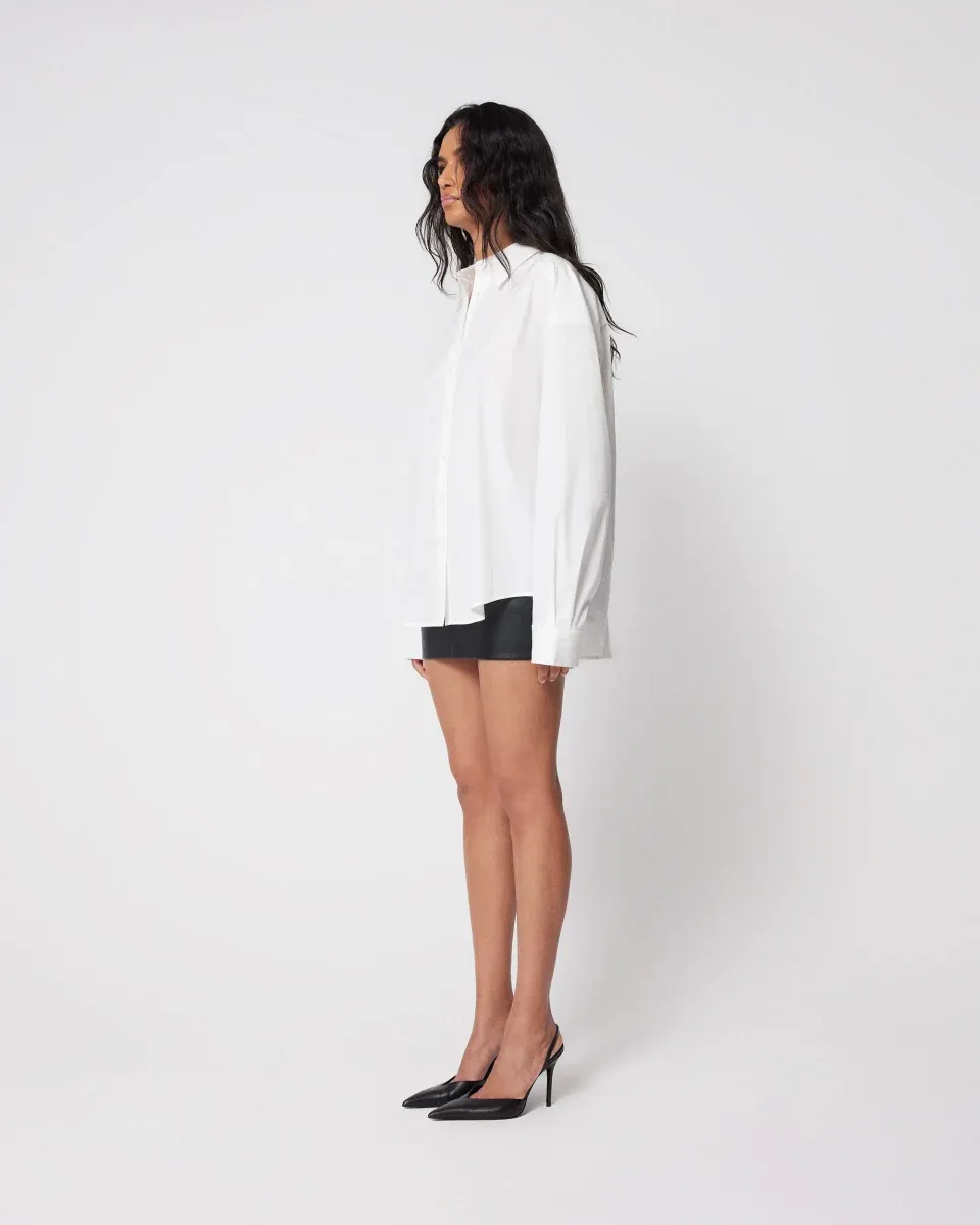 Oversized Button Down White