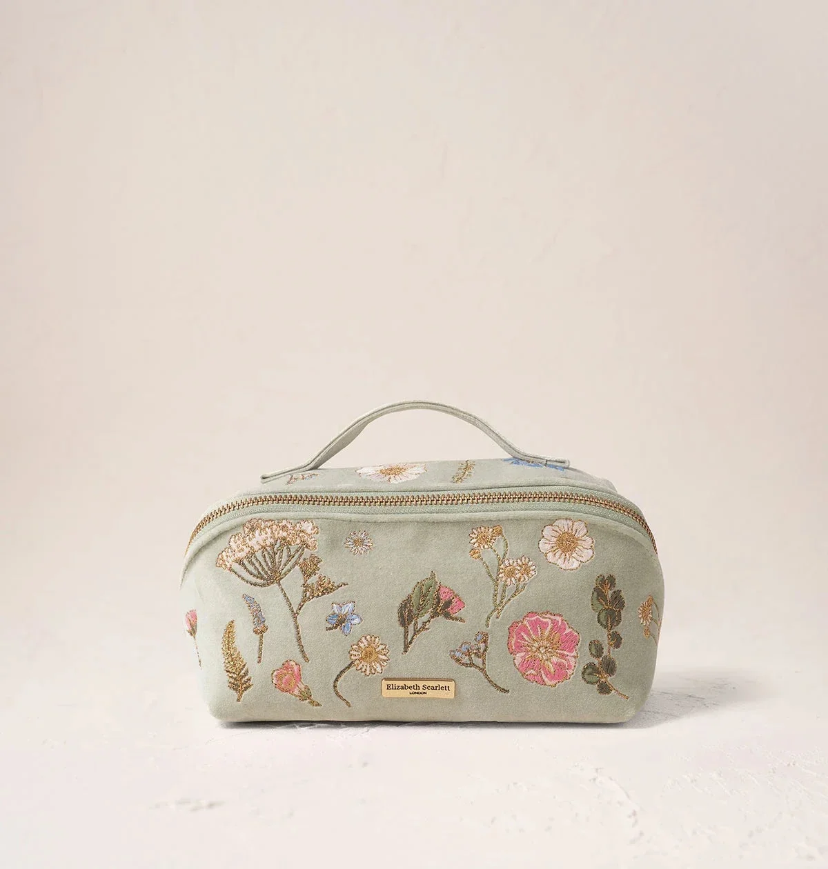 Косметичка Elizabeth Scarlett Pressed Flowers Open Flat