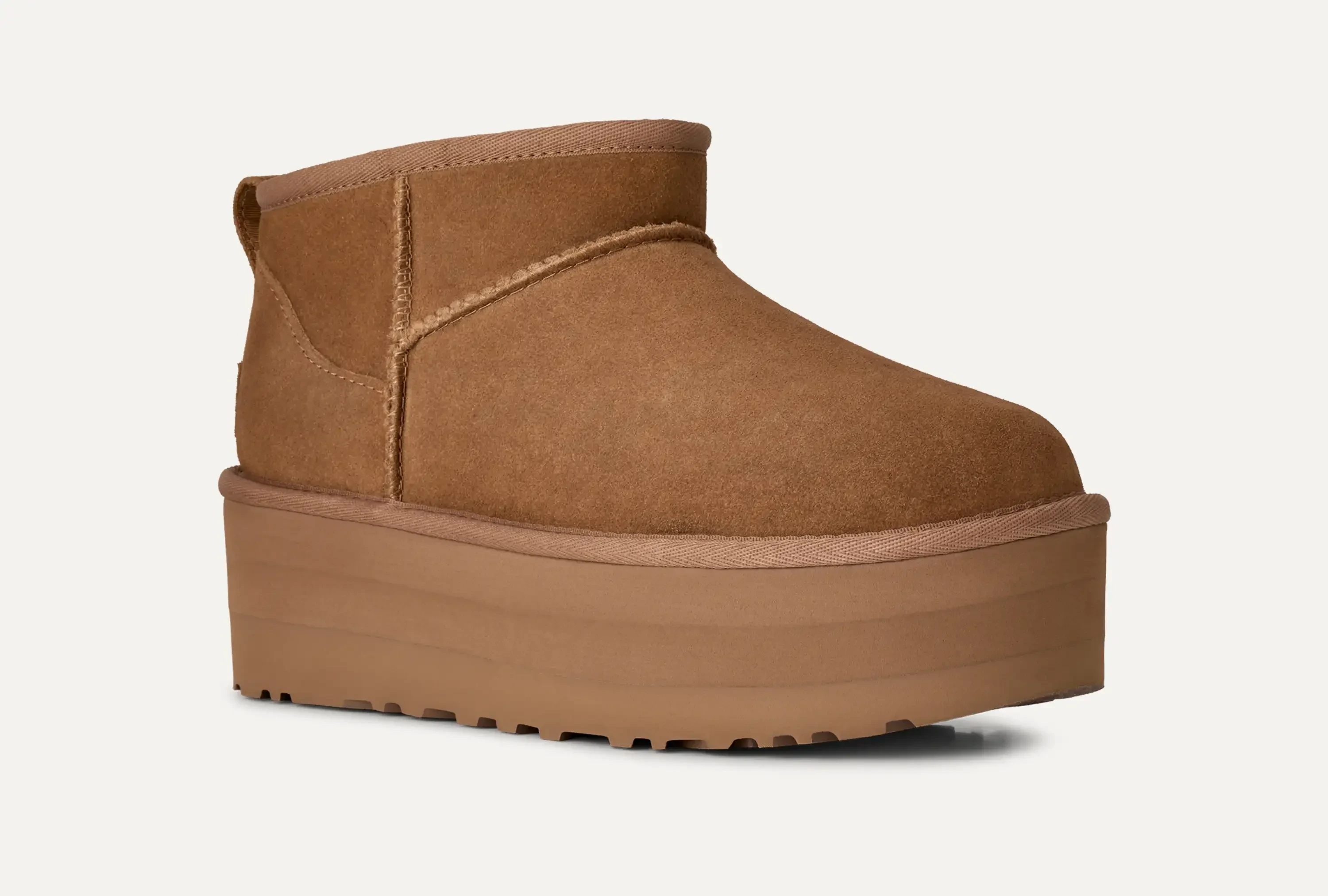 Угги UGG Classic Ultra Mini Platform Chestnut