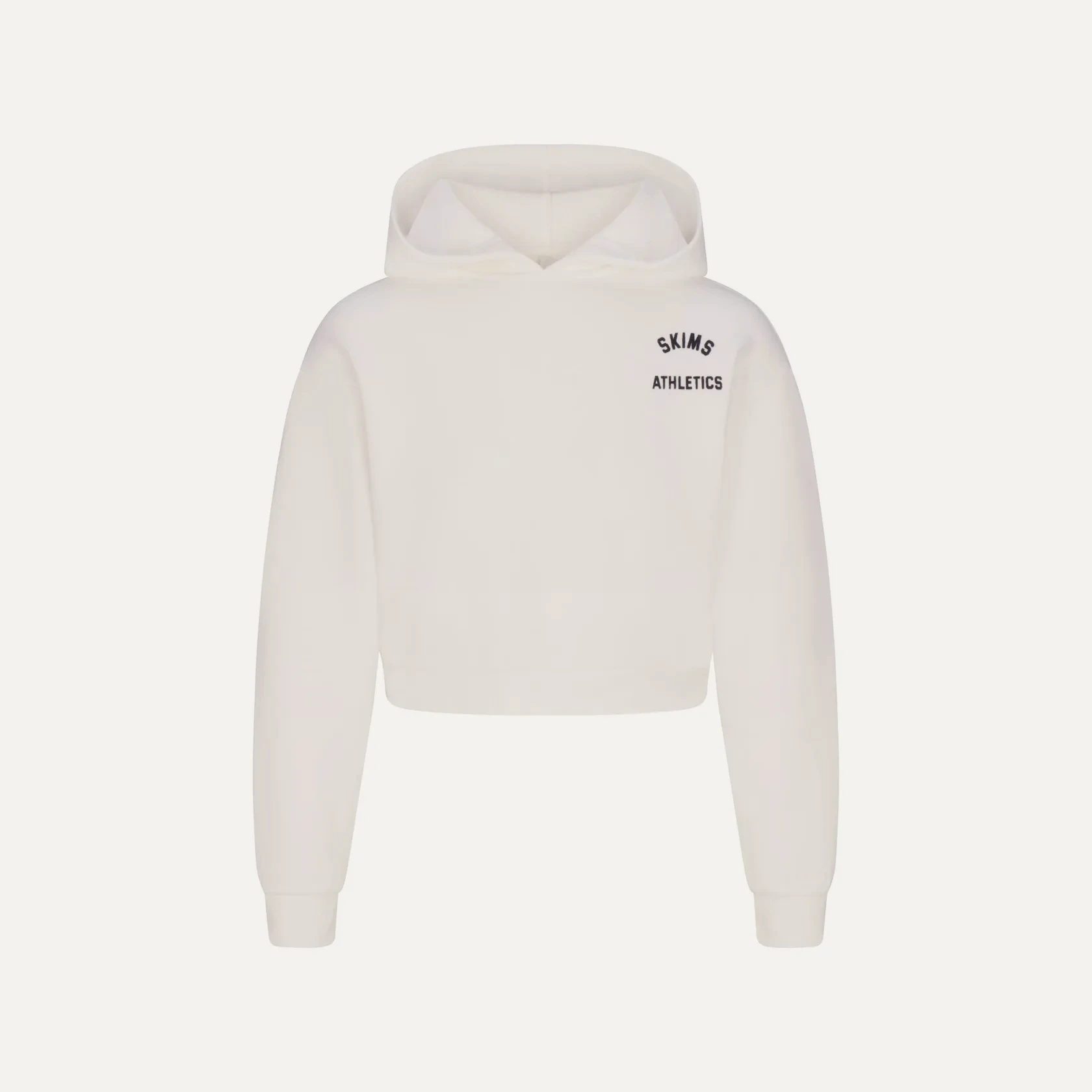 Худи SKIMS Cotton Fleece Shrunken Marble Graphic