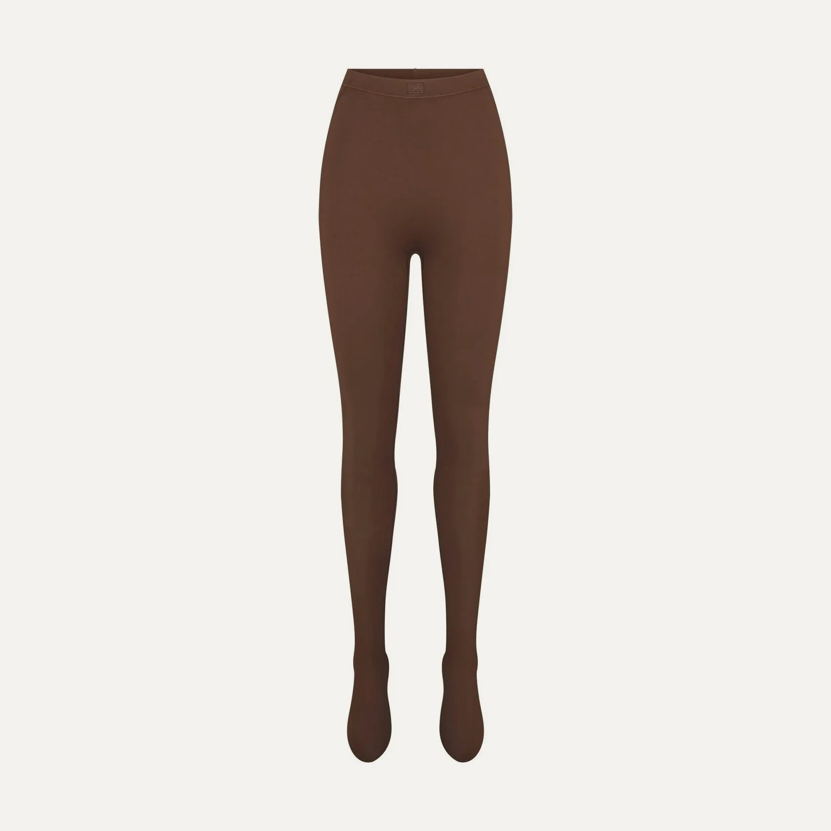 Леггинсы NikeSKIMS MATTE FOOTSIE GRIP DARK SEPIA