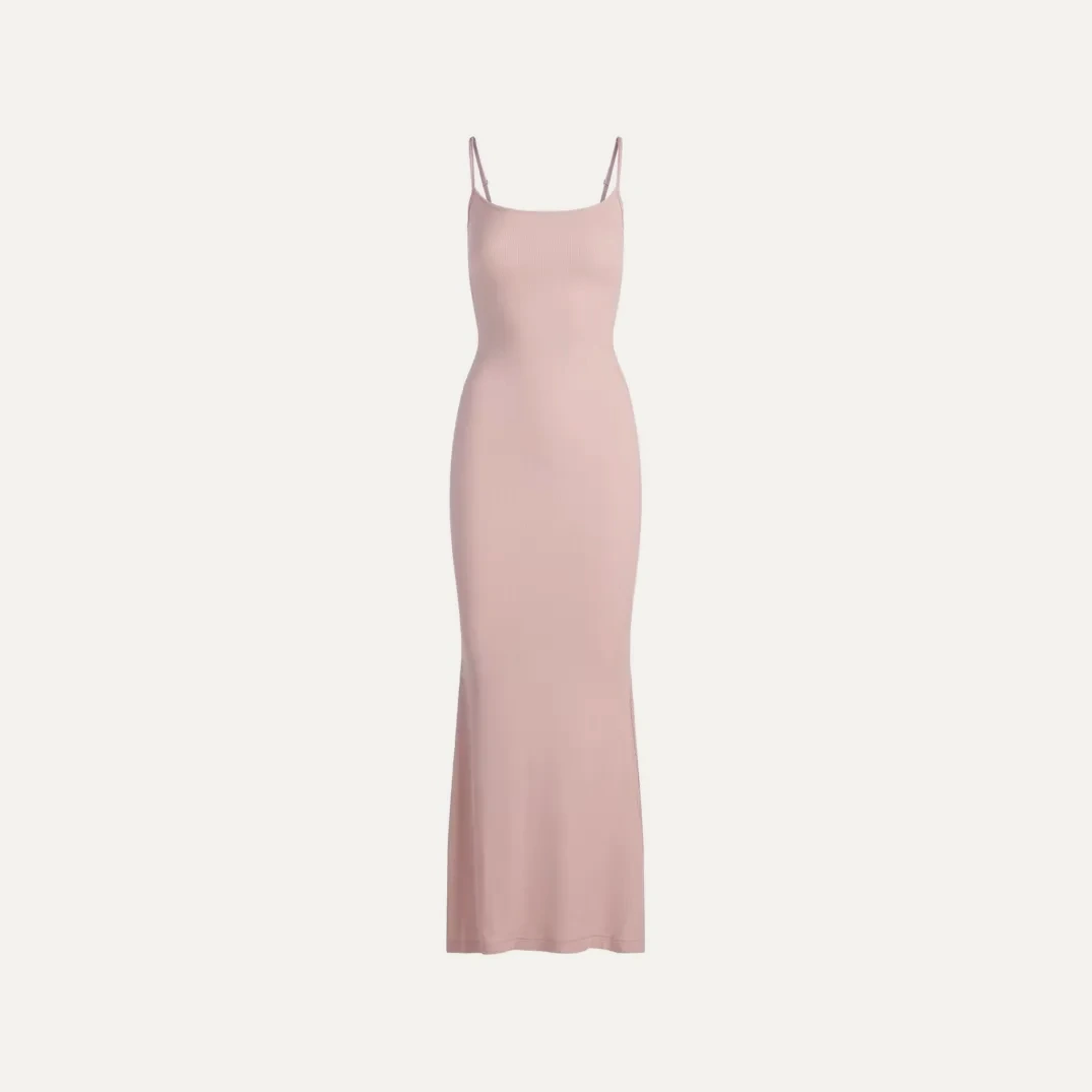SKIMS Платье SKIMS Soft Lounge Long Slip Morganite
