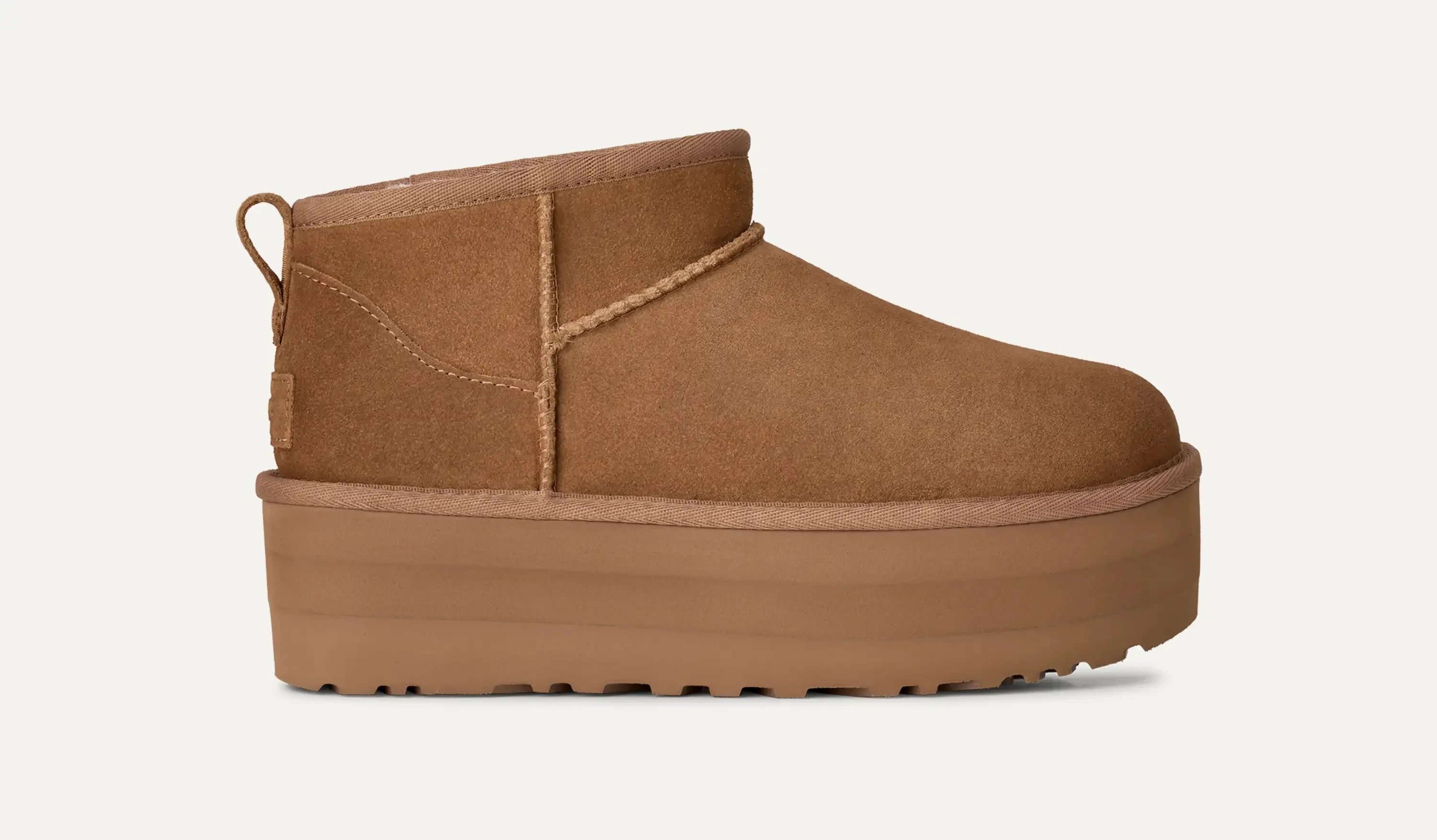 Угги UGG Classic Ultra Mini Platform Chestnut