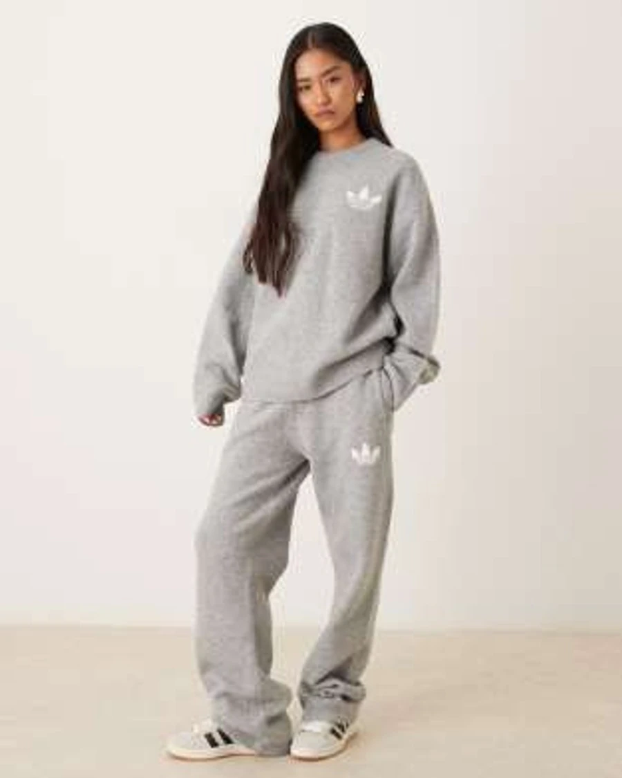 Брюки adidas Knitted Wide Leg Track