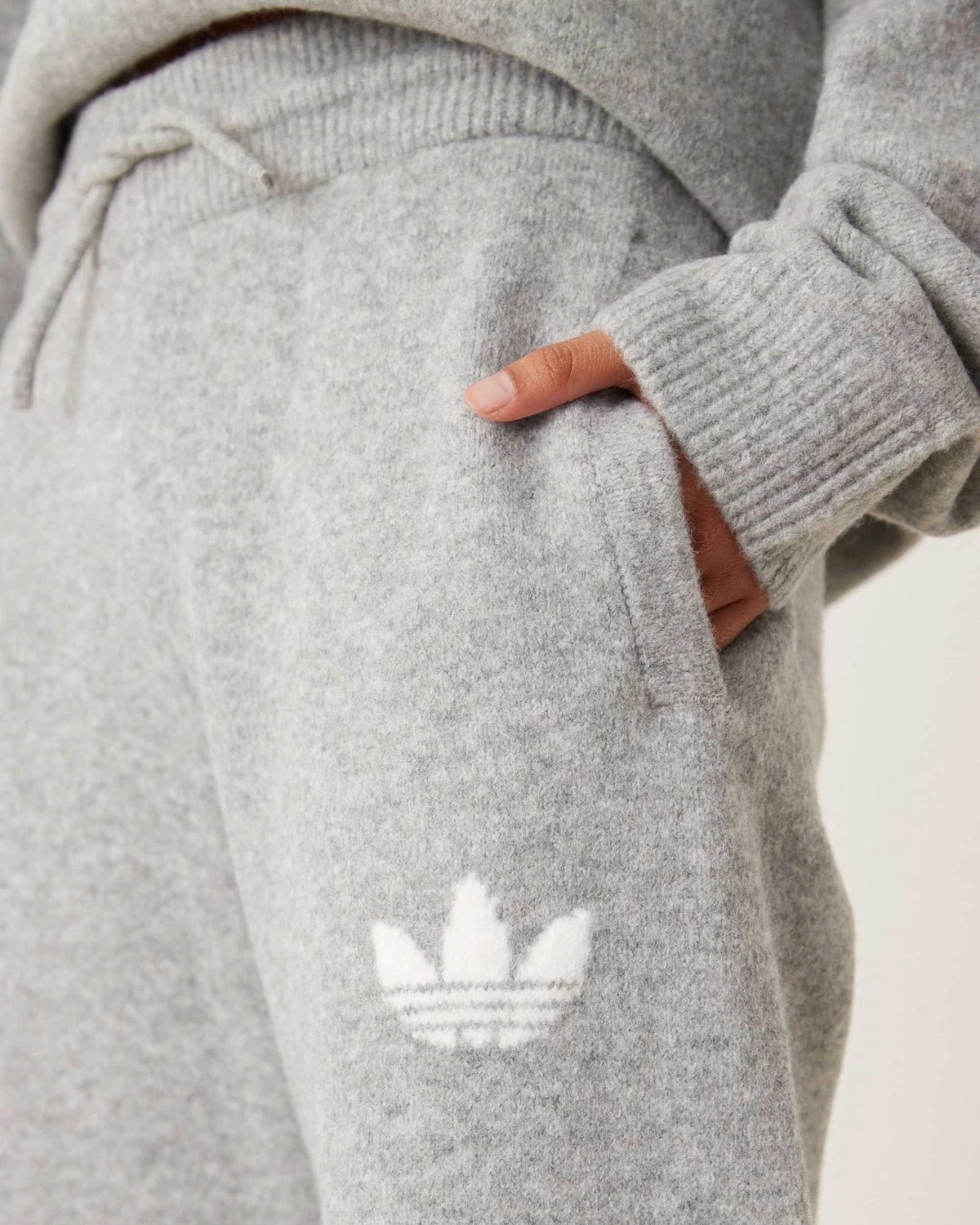 Брюки adidas Knitted Wide Leg Track