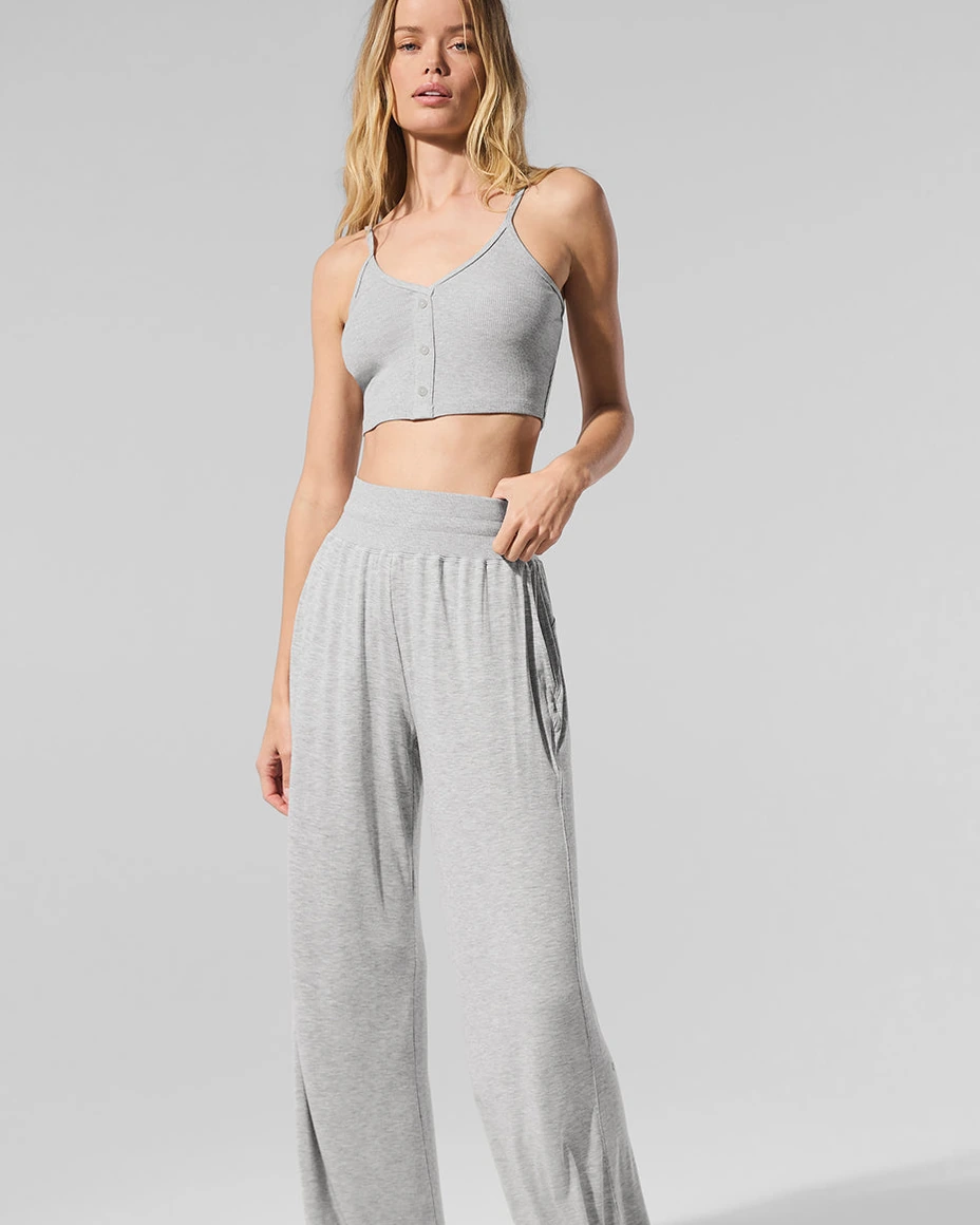 Брюки ALO YOGA Semi-Sheer Delicate Lounge Flare