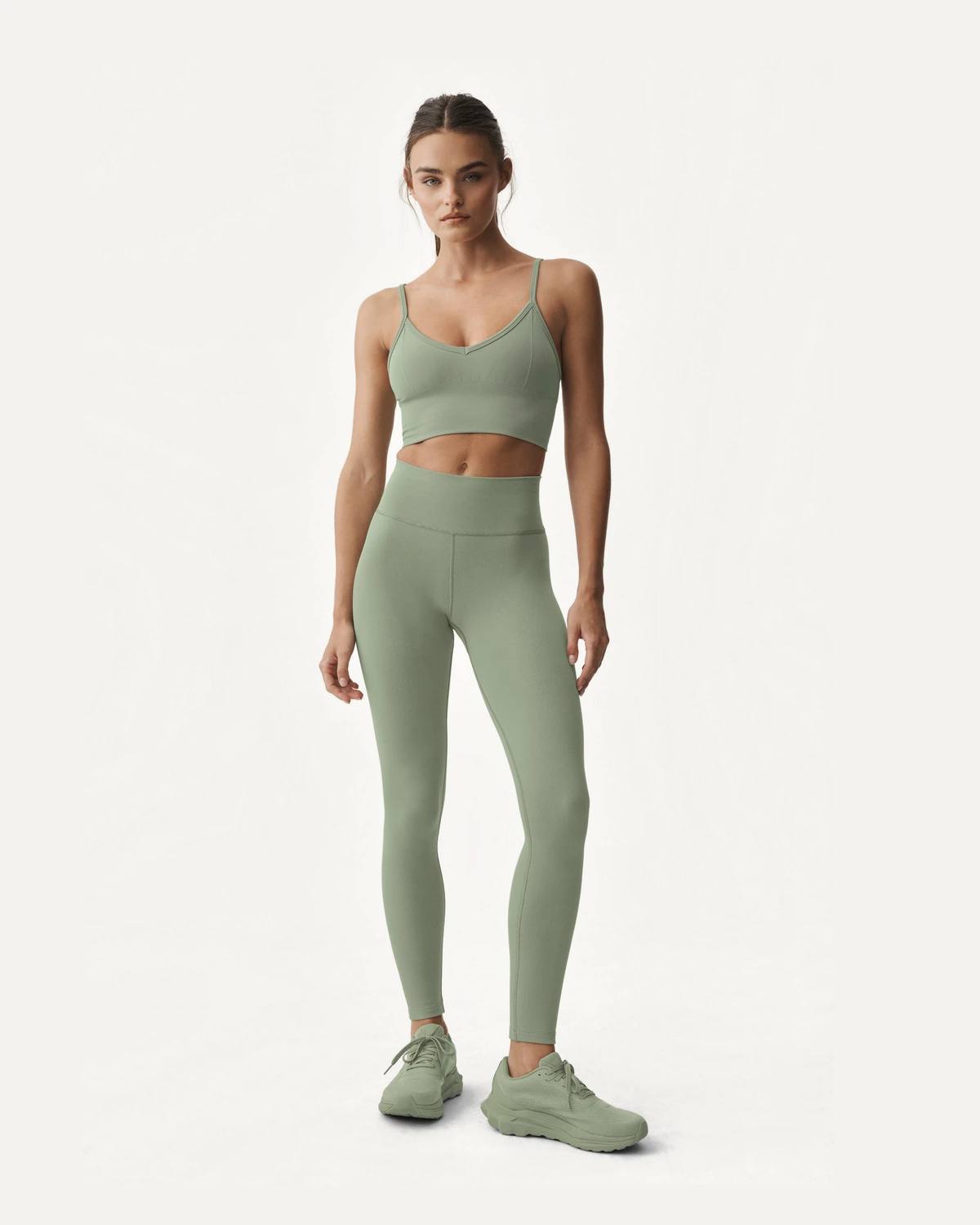 Топ-бра ALO YOGA Seamless Modal Ribbed Delight