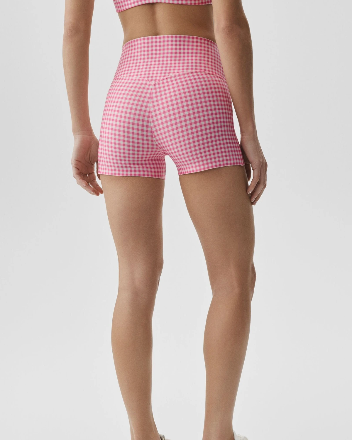 Шорты ALO YOGA Airlift Gingham High-Waist Sleek 3"