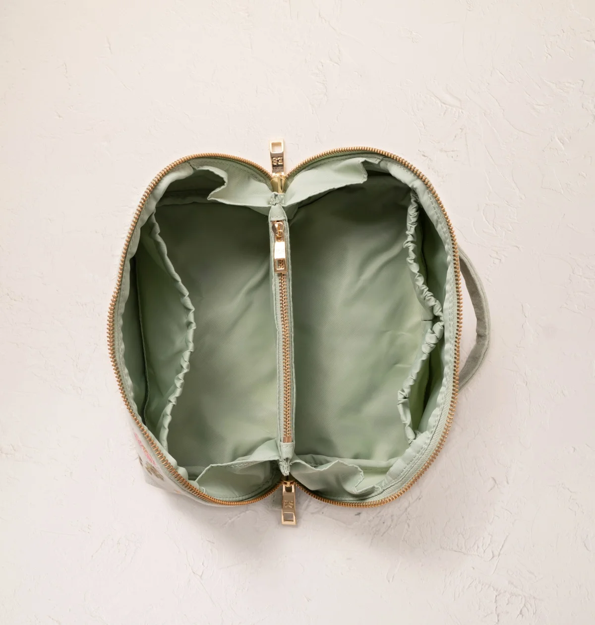 Косметичка Elizabeth Scarlett Pressed Flowers Open Flat