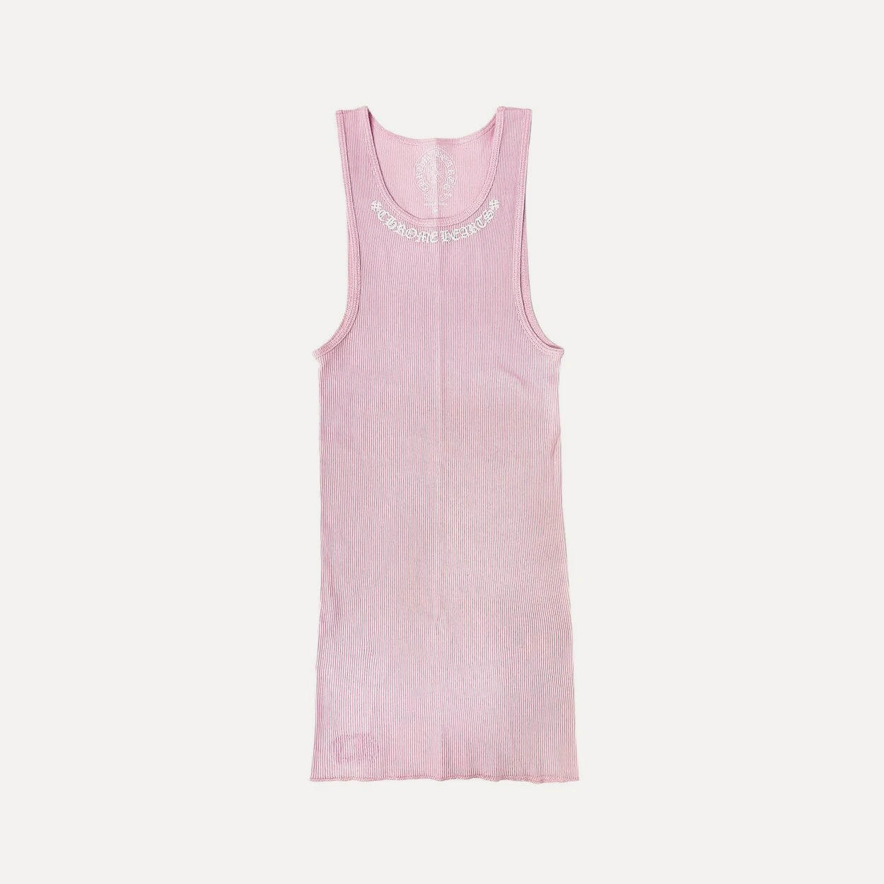 Майка Chrome Hearts Love You Neck Logo Rib Tank