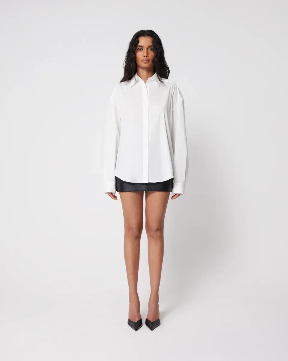 Oversized Button Down White