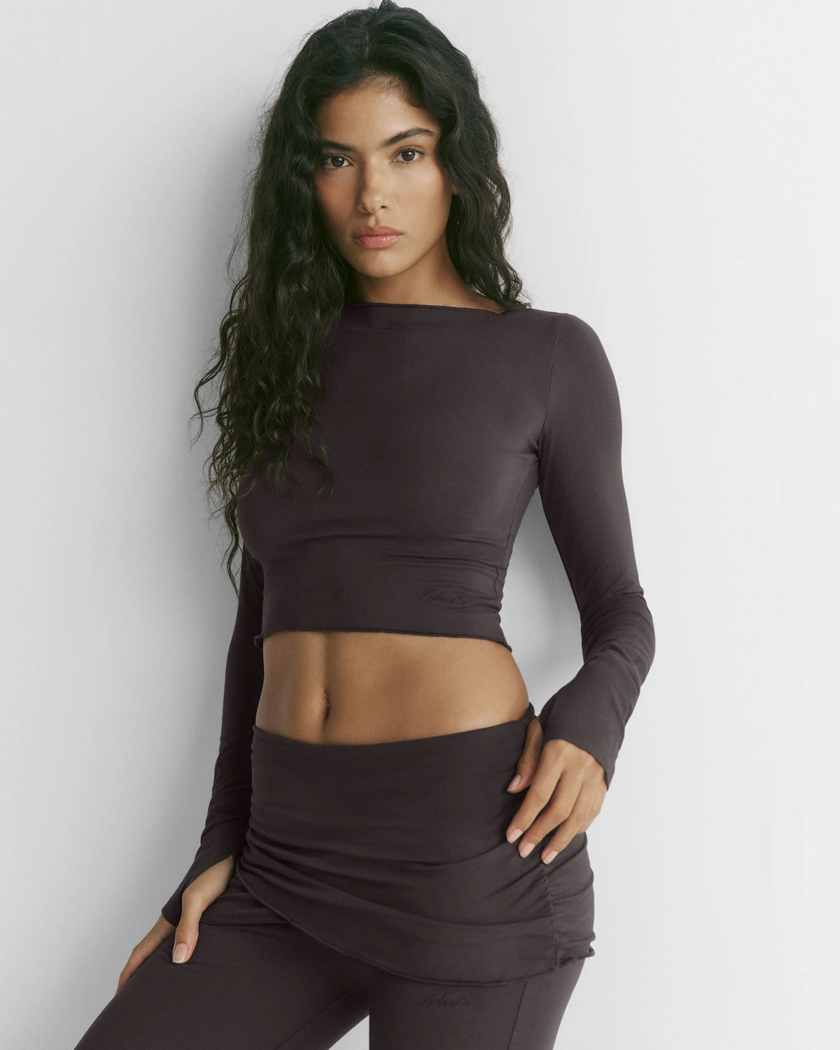 Топ Adanola Modal Soft Slash Neck